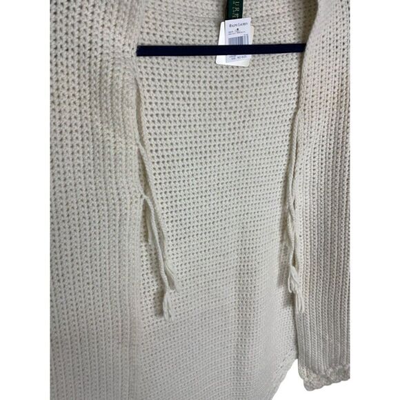 Lauren Ralph Lauren Wool Angora Hand Crocheted Poncho NWT - Picture 2 of 9